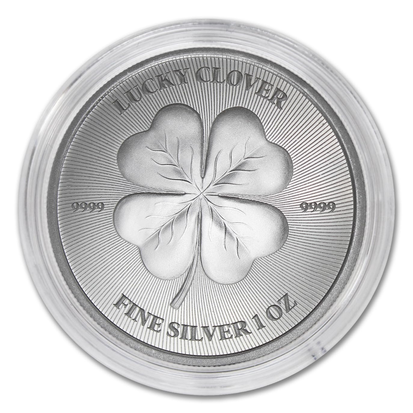 2023-1 oz Silver Lucky Clover Coin Brilliant Uncirculated (in Capsule) with Certificate of Authenticity $2 Seller BU