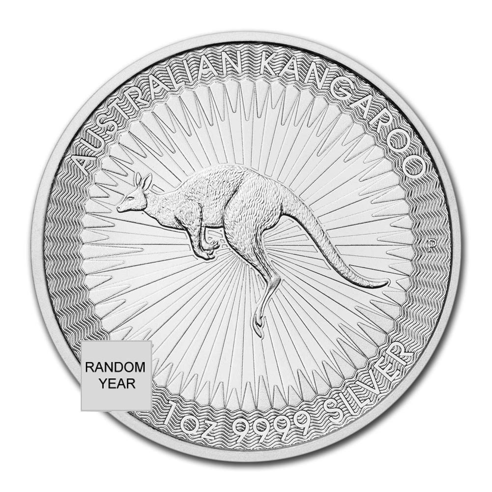 2015 - Present (Random Year) P Lot of (5) 1 oz Australian Silver Kangaroo Coin Brilliant Uncirculated with Certificates of Authenticity $1 Seller BU