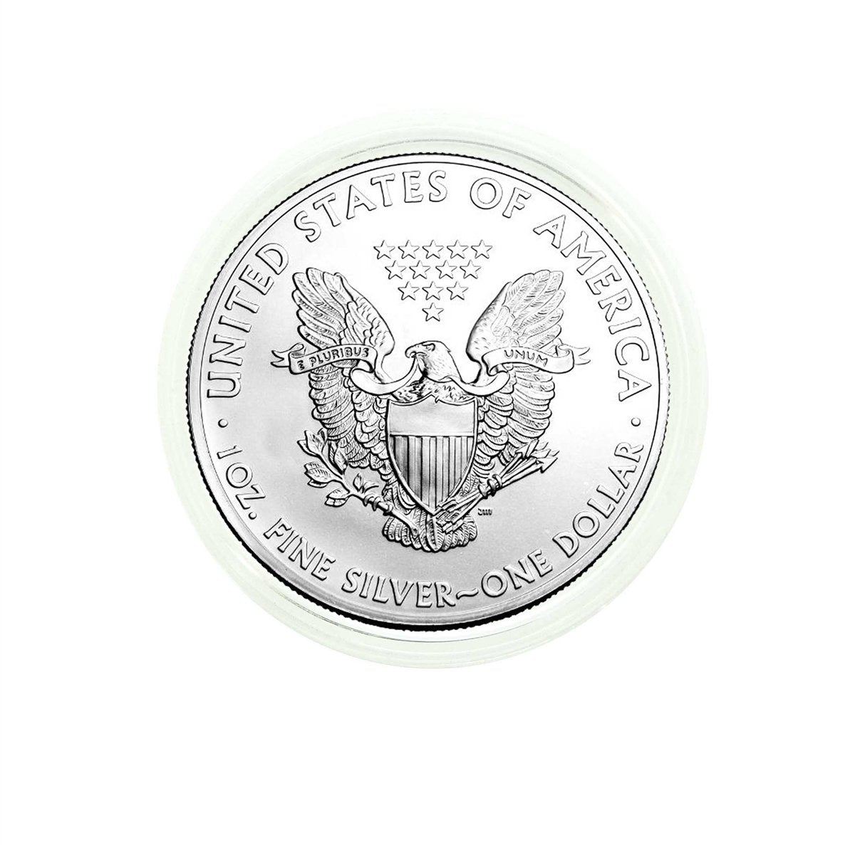 2019 - American Silver Eagle .999 Fine Silver in Direct Fit Air Tite with our Certificate of Authenticity Dollar Uncirculated Us Mint