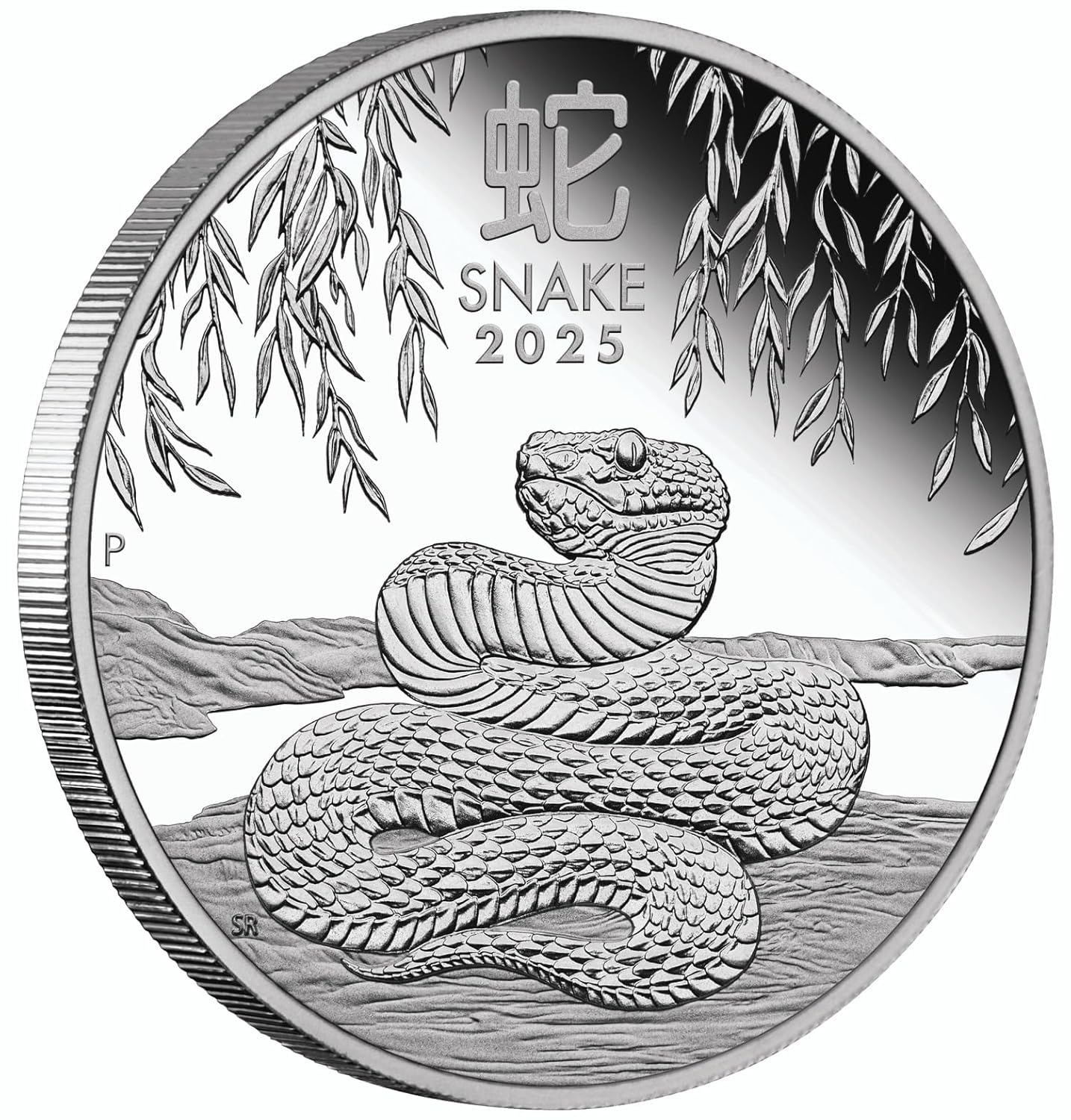 Australian Lunar Year of the Snake 1 oz silver coin